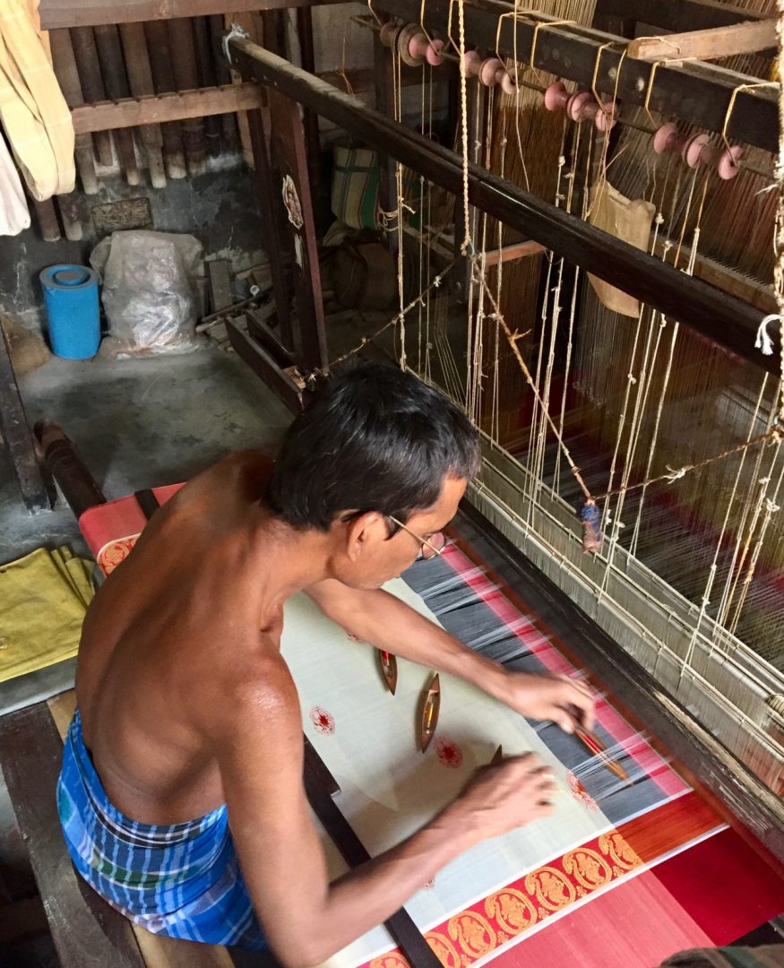 Photo of Murshidabad silk weaving
