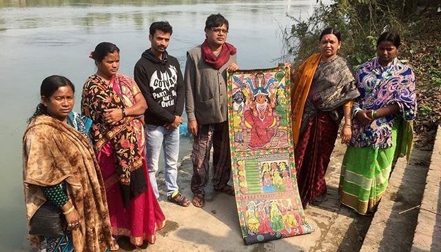 Kinetika invites West Bengal Patachitra artists to work with communities along The Thames Estuary