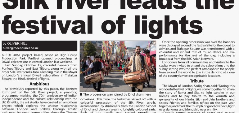 Silk River leads the Festival of Lights