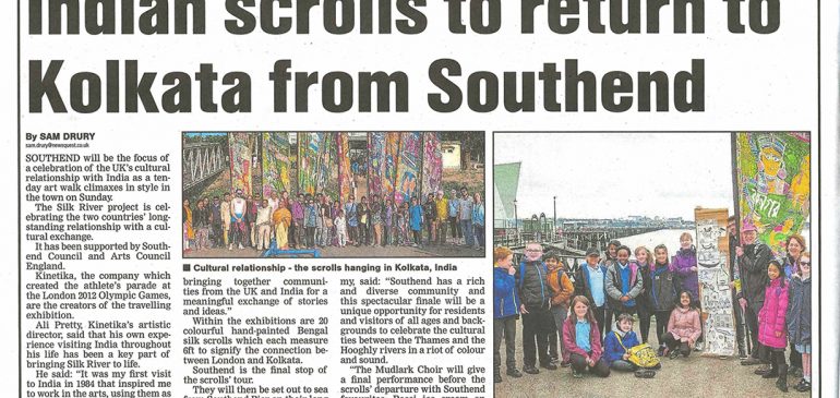 Echo – Indian Scrolls to return to Kolkata from Southend