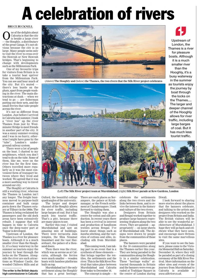 Telegraph article Silk River